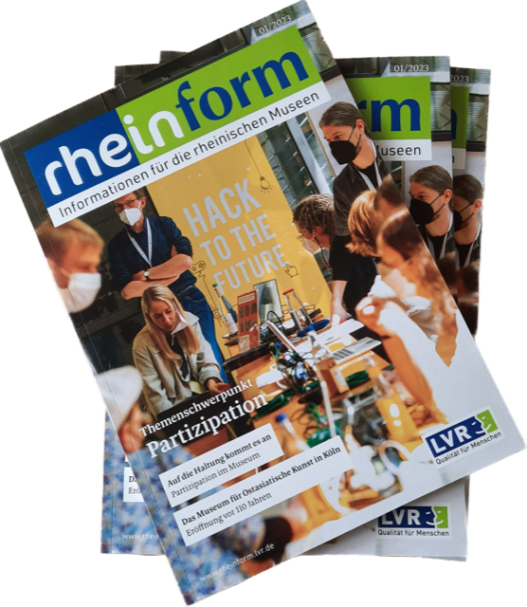 Cover of the latest issue of the magazine rheinform.